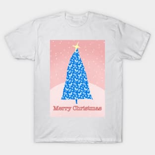 Christmas Tree Blue T-Shirt